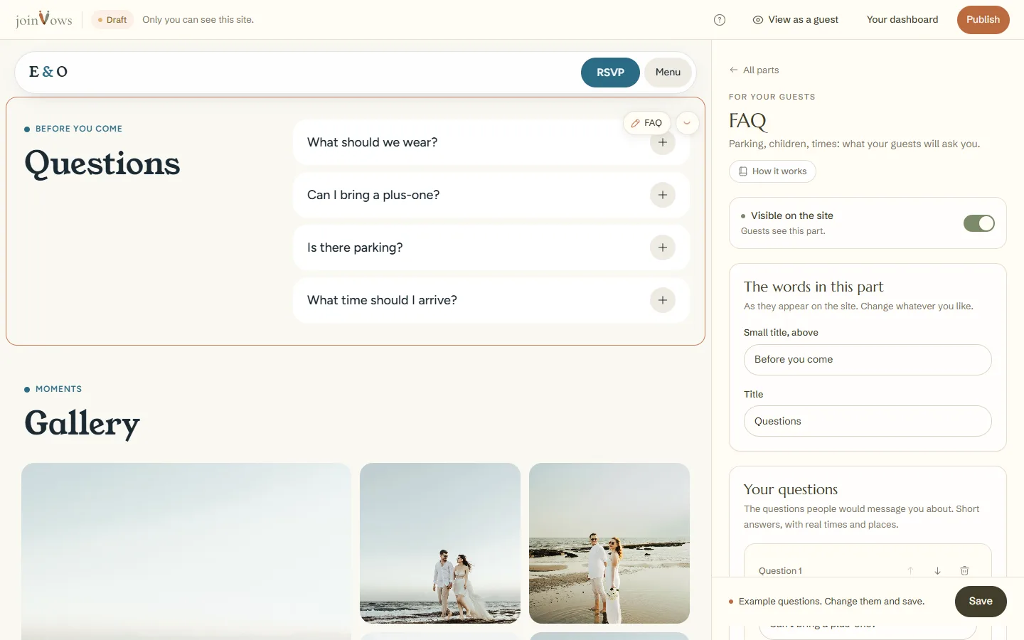 The FAQ and the suggestions to add